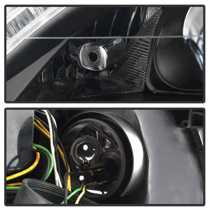 Spyder Mercedes W221 S Class 07-09 Headlights - HID Model Only - Black PRO-YD-MBW22107-HID-DRL-BK 5083890