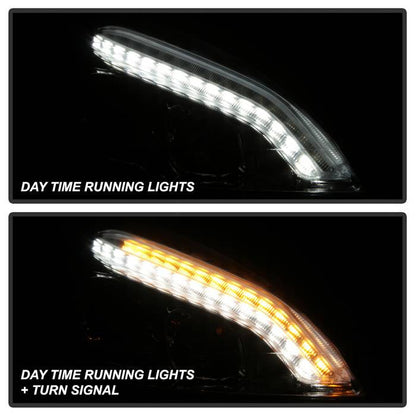 Spyder Mercedes W221 S Class 07-09 Headlights - HID Model Only - Chrome PRO-YD-MBW22107-HID-DRL-C 5083906