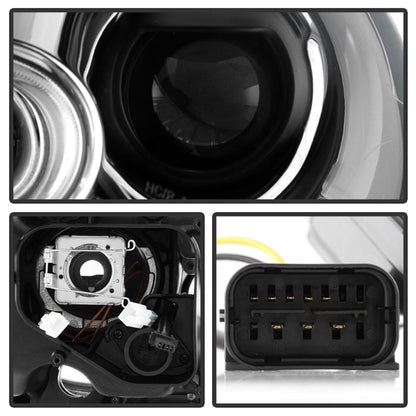 Spyder Mini Cooper 2010-2012 Projector Headlights Xenon/HID Model- DRL Blk PRO-YD-MC07-HID-DRL-BK 5080615