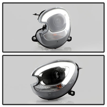SPYDER Mini Countryman 11-16 V2 Xenon/HID Only Proj Headlights - Black PRO-YD-MCO11HID-BK 5088291