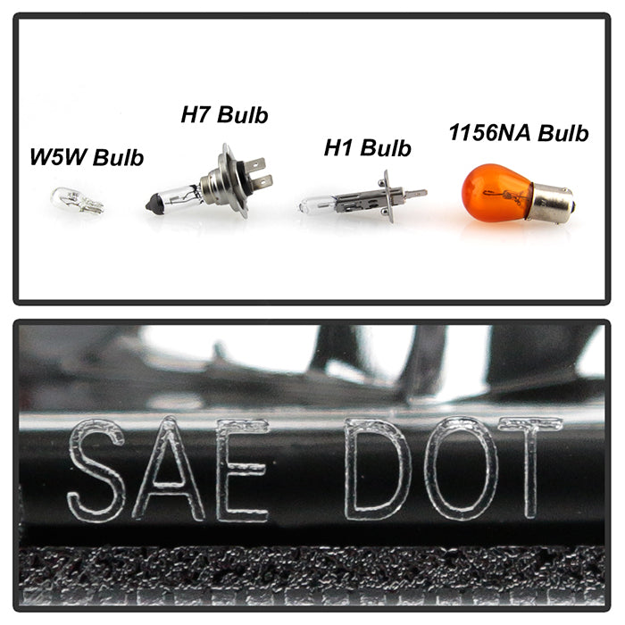 Spyder Mitsubishi Lancer/EVO-10 08-14 Projector Halogen Model- LED Halo DRL Blk PRO-YD-ML08-DRL-BK 5039392