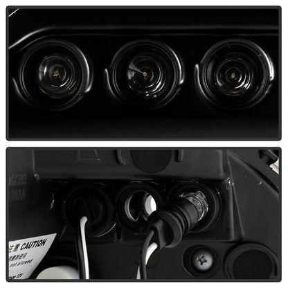 Spyder Mazda MX3 92-96 Projector Headlights LED Halo LED Black High H1 Low H1 PRO-YD-MMX392-HL-BK 5011503
