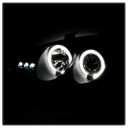 Spyder Mazda MX3 92-96 Projector Headlights LED Halo LED Black High H1 Low H1 PRO-YD-MMX392-HL-BK 5011503