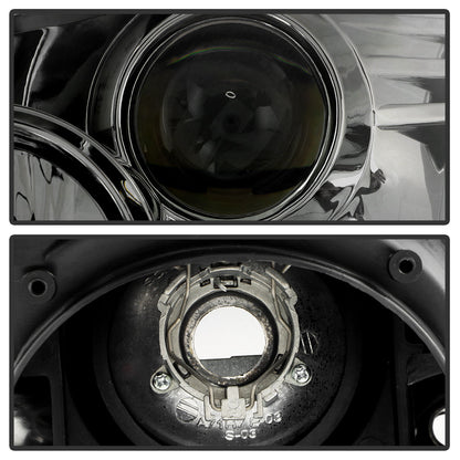 Spyder Nissan 350Z 03-05 Projector Headlights Halogen Model Only - DRL Smoke PRO-YD-N350Z02-DRL-SM 5064752