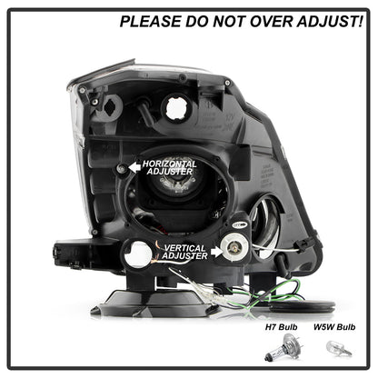 Spyder Nissan 350Z 03-05 Projector Headlights Xenon DRL Blk High H1 Lw D2R PRO-YD-N350Z02-HID-DRL-BK 5032225