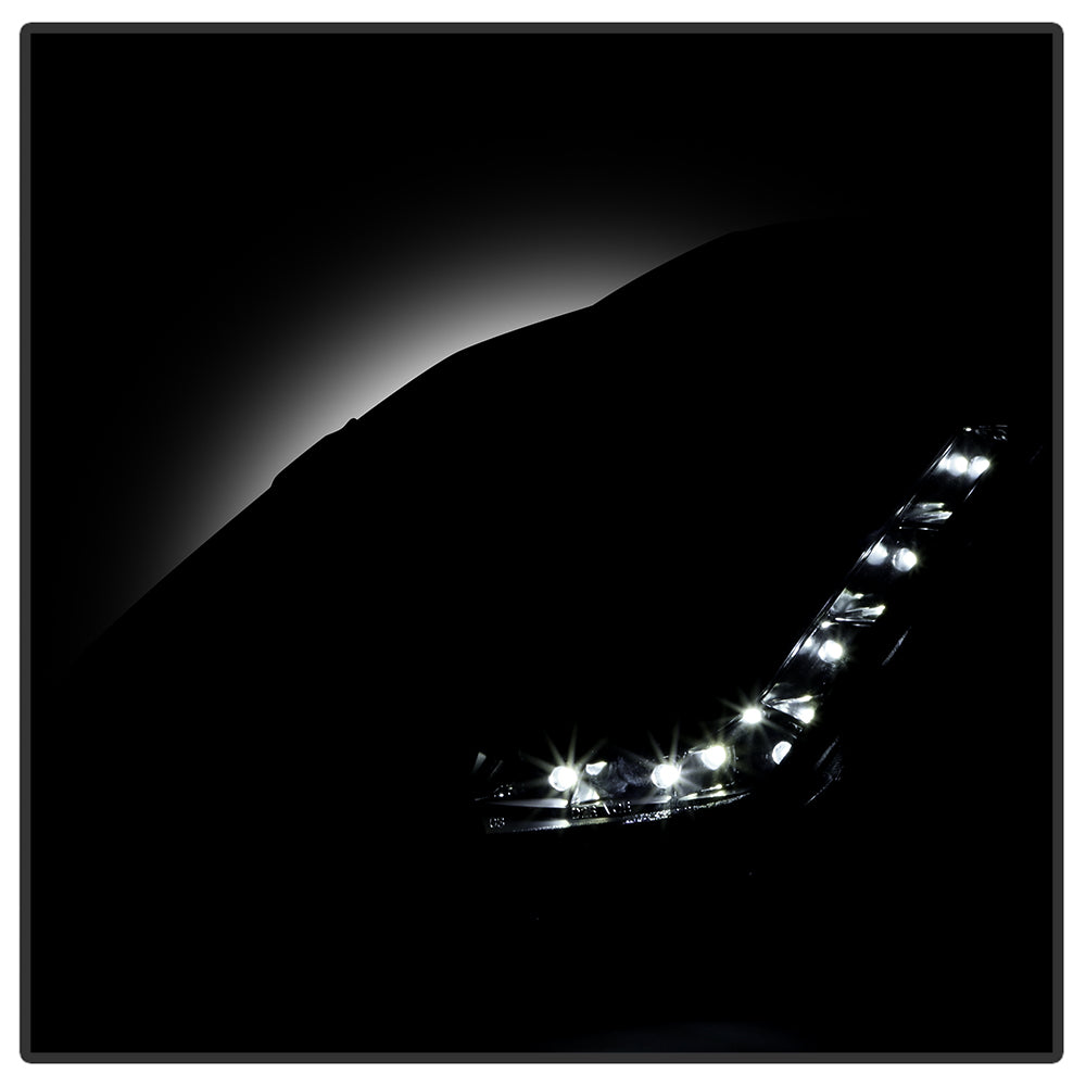 Spyder Nissan 350Z 03-05 Projector Headlights Xenon DRL Blk High H1 Lw D2R PRO-YD-N350Z02-HID-DRL-BK 5032225