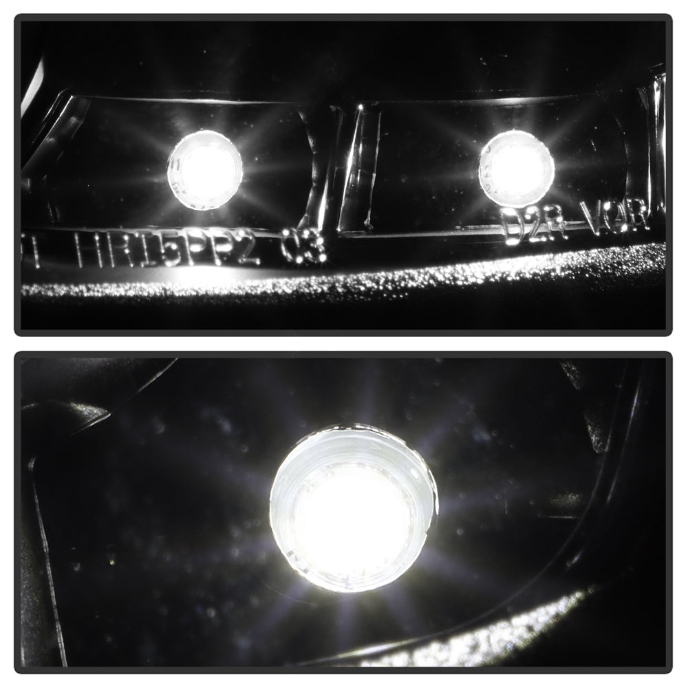 Spyder Nissan 350Z 03-05 Projector Headlights Xenon DRL Blk High H1 Lw D2R PRO-YD-N350Z02-HID-DRL-BK 5032225