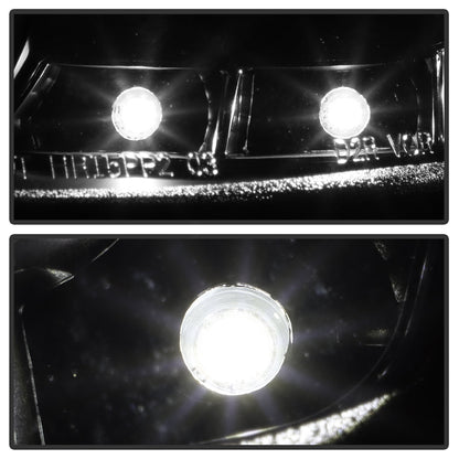 Spyder Nissan 350Z 03-05 Projector Headlights Xenon DRL Blk High H1 Lw D2R PRO-YD-N350Z02-HID-DRL-BK 5032225