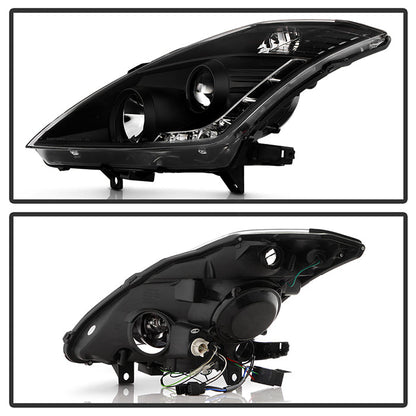 Spyder Nissan 350Z 06-08 Projector Headlights Xenon/HID Model- DRL Blk PRO-YD-N350Z06-HID-DRL-BK 5042316