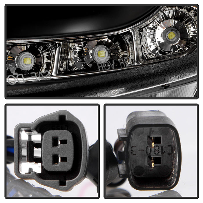 Spyder Nissan 350Z 06-08 Projector Headlights Xenon/HID Model- DRL Blk PRO-YD-N350Z06-HID-DRL-BK 5042316