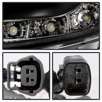 Spyder Nissan 350Z 06-08 Projector Headlights Xenon/HID Model- DRL Blk PRO-YD-N350Z06-HID-DRL-BK 5042316