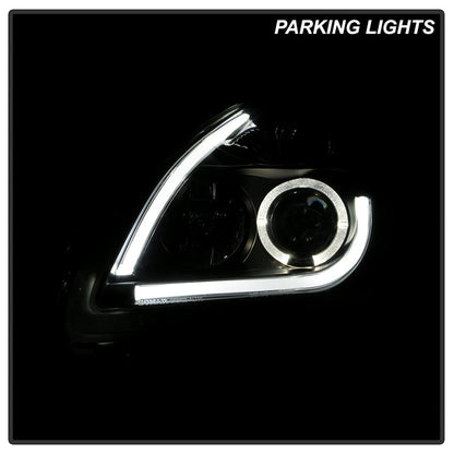 Spyder Nissan Altima 4Dr 10-12 Projector Headlights Light DRL LED Halo Blk PRO-YD-NA104D-LTDRL-BK 5076830