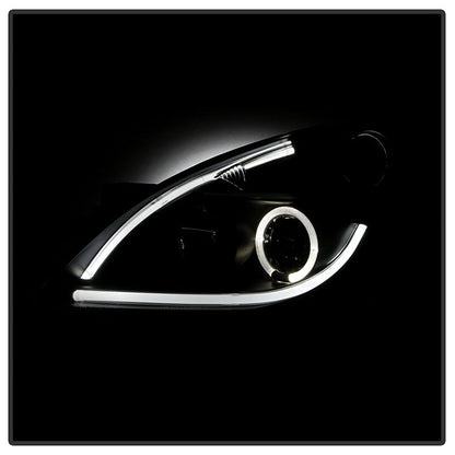 Spyder Nissan Altima 4Dr 10-12 Projector Headlights Light DRL LED Halo Blk PRO-YD-NA104D-LTDRL-BK 5076830