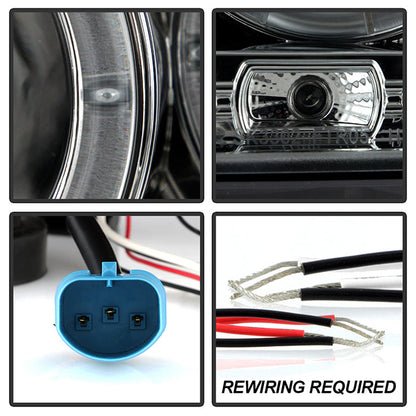 Spyder Nissan Frontier 05-08 Projector Headlights LED Halo LED Smke PRO-YD-NF05-HL-SM 5011541