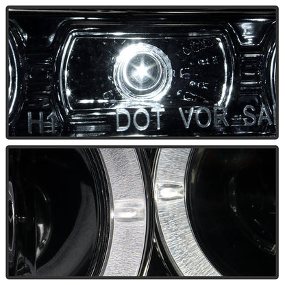 Spyder Nissan Frontier 05-08 Projector Headlights LED Halo LED Smke PRO-YD-NF05-HL-SM 5011541