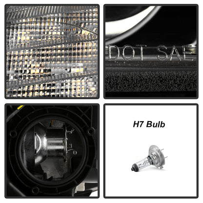 Spyder Nissan GTR R35 09-14 - Projector Headlights - DRL LED - Black 5085696