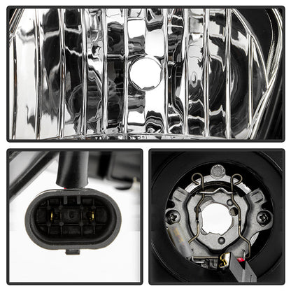 Spyder 04-15 Nissan Titan / 04-07 Nissan Armada V2 Projector Headlights - Black PRO-YD-NTI04-DRL-BK 5085504