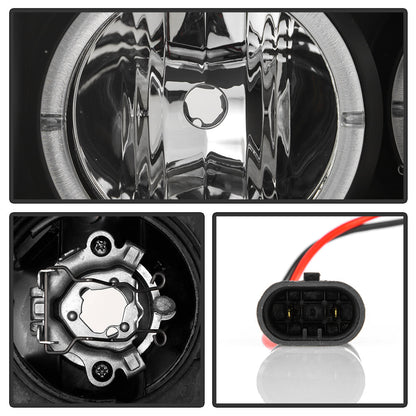 Spyder Nissan Titan 04-14/Armada 04-07 Projector Headlights LED Halo LED Blk PRO-YD-NTI04-HL-BK 5011572