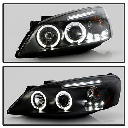 Spyder Pontiac G6 2/4DR 05-08 Projector Headlights LED Halo LED Blk PRO-YD-PG605-HL-BK 5011596