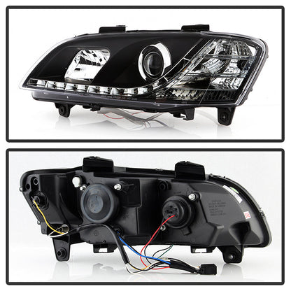 Spyder Pontiac G8 08-09 Projector Headlights DRL Black High H1 Low H7 PRO-YD-PG808-DRL-BK 5011626