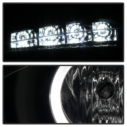 Spyder Pontiac Grand Prix 04-08 Projector Headlights LED Halo LED Blk PRO-YD-PGP04-HL-BK 5011664