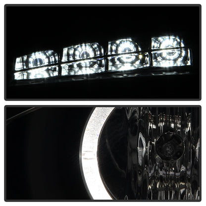 Spyder Pontiac Grand Prix 04-08 Projector Headlights LED Halo LED Blk Smke PRO-YD-PGP04-HL-BSM 5078629