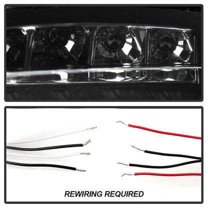 Spyder Pontiac Grand Prix 04-08 Projector Headlights LED Halo LED Blk Smke PRO-YD-PGP04-HL-BSM 5078629
