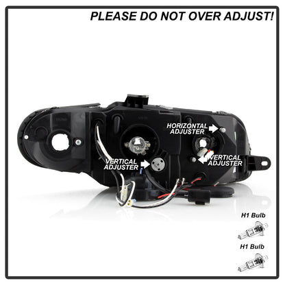 Spyder Pontiac GTO 04-06 Projector Headlights LED Halo LED Chrome High H1 Low H1 PRO-YD-PGTO04-HL-C 5011756