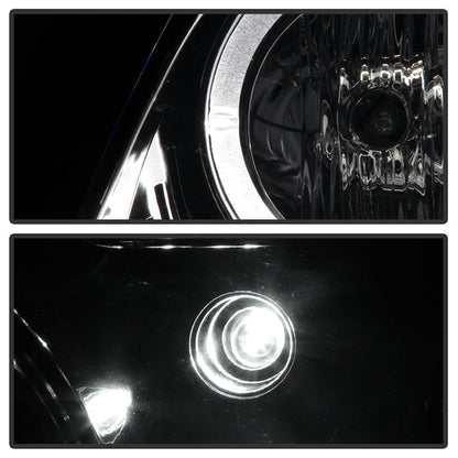 Spyder Pontiac GTO 04-06 Projector Headlights LED Halo LED Smoke High H1 Low H1 PRO-YD-PGTO04-HL-SM 5034007