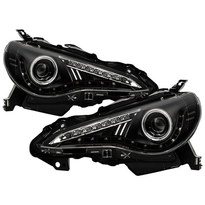 Spyder Scion FRS 12-14 Projector Headlights CCFL Halo DRL LED Black PRO-YD-SFRS12-CCFL-BK 5075383