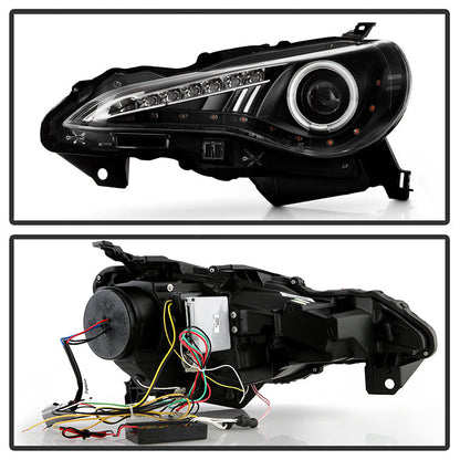 Spyder Scion FRS 12-14 Projector Headlights CCFL Halo DRL LED Black PRO-YD-SFRS12-CCFL-BK 5075383