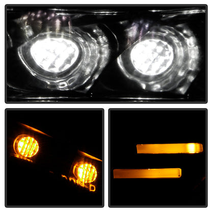 Spyder Subaru BRZ 12-14 Projector Headlights- DRL LED Black PRO-YD-SUBRZ12-BK 5075475