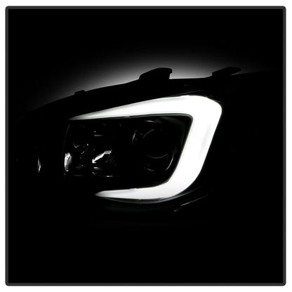 Spyder Subaru WRX 06-07 Projector Headlights - HID Model Only - Black PRO-YD-SWRX06-HID-LBDRL-BK 5083913