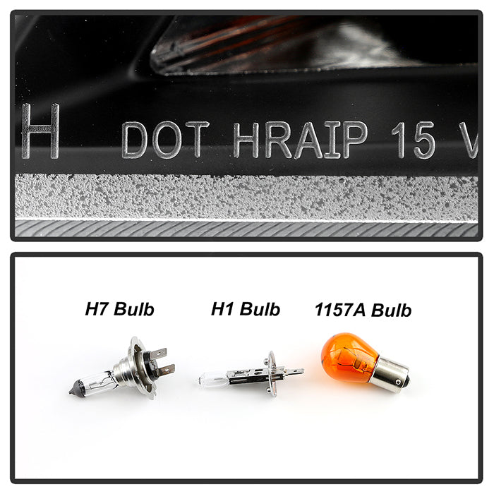 Spyder Subaru WRX 2006-2007 Projector Headlights - Halogen Only - Black PRO-YD-SWRX06-LBDRL-BK 5083920