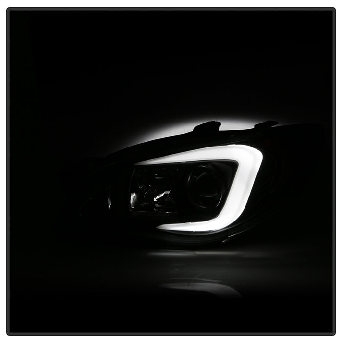 Spyder Subaru WRX 2006-2007 Projector Headlights - Halogen Only - Black PRO-YD-SWRX06-LBDRL-BK 5083920