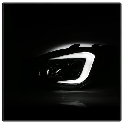 Spyder Subaru WRX 2006-2007 Projector Headlights - Halogen Only - Black PRO-YD-SWRX06-LBDRL-BK 5083920