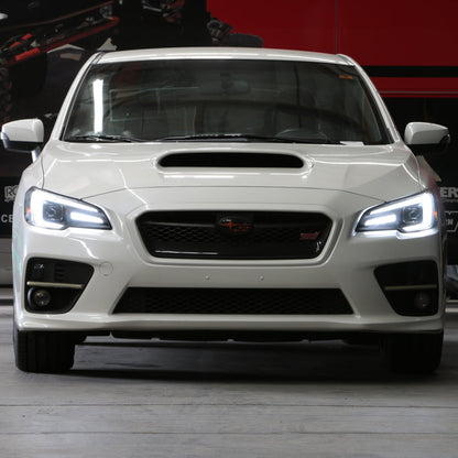 Spyder Subaru Impreza WRX 15-20 Halogen High-Power LED Headlights- Black PRO-YD-SWRX15HALAP-SBSEQ-BK 5088093