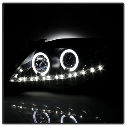 Spyder Toyota Corolla 09-10 Projector Headlights LED Halo DRL Blk High H1 Low H1 PRO-YD-TC09-DRL-BK 5032515