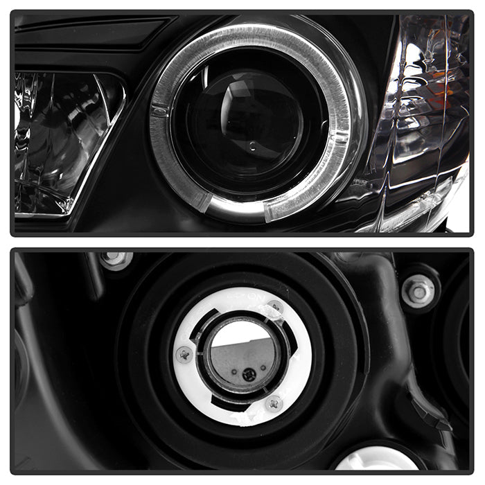 Spyder Toyota Corolla 11-13 Projector Headlights Halogen Model Only - DRL LED Blk PRO-YD-TC11-DRL-BK 5074263