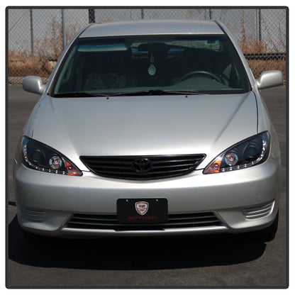 Spyder Toyota Camry 02-06 Projector Headlights DRL Black High H1 Low H1 PRO-YD-TCAM02-DRL-BK 5042798