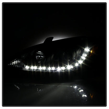 Spyder Toyota Camry 02-06 Projector Headlights DRL Black High H1 Low H1 PRO-YD-TCAM02-DRL-BK 5042798