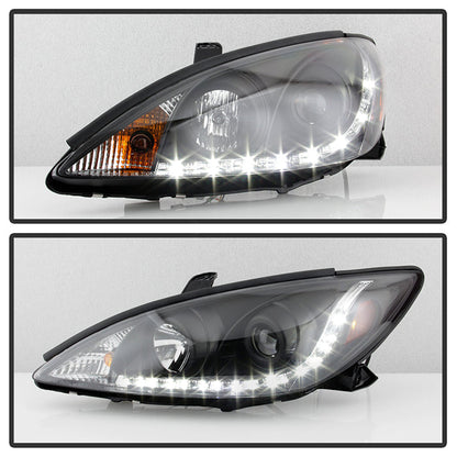 Spyder Toyota Camry 02-06 Projector Headlights DRL Black High H1 Low H1 PRO-YD-TCAM02-DRL-BK 5042798