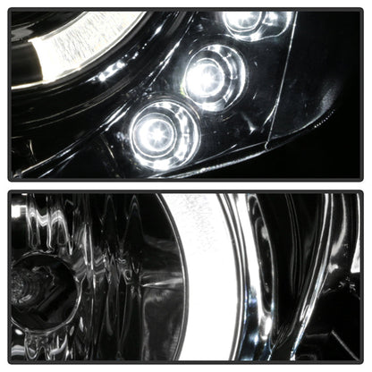 Spyder Toyota Camry 02-06 Projector Headlights LED Halo LED Chrome High H1 Low H1 PRO-YD-TCAM02-HL-C 5064318