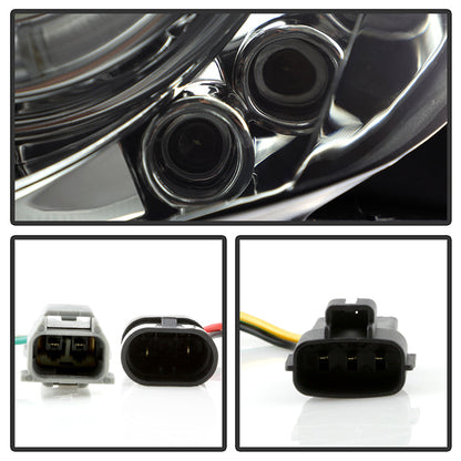 Spyder Toyota Camry 02-06 Projector Headlights LED Halo LED Smoke High H1 Low H1 PRO-YD-TCAM02-HL-SM 5064325