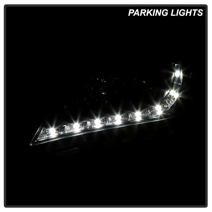 Spyder Toyota Camry 07-09 Projector Headlights DRL Black High H1 Low H7 PRO-YD-TCAM07-DRL-BK 5039422