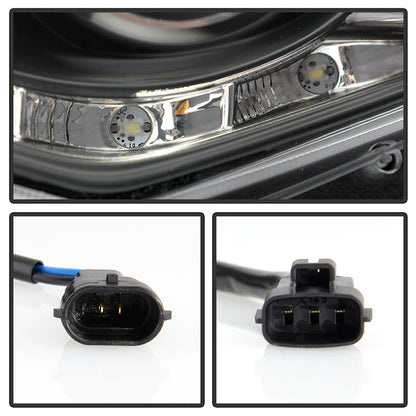 Spyder Toyota Camry 12-14 Projector Headlights DRL Blk High 9005 (Not Included PRO-YD-TCAM12-DRL-BK 5072658
