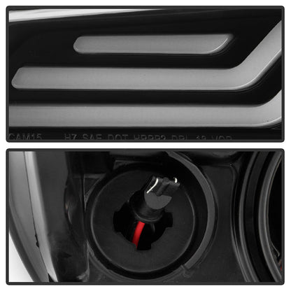 Spyder 15-17 Toyota Camry Projector Headlights - Black (PRO-YD-TCAM15-LB-BK) 5085382