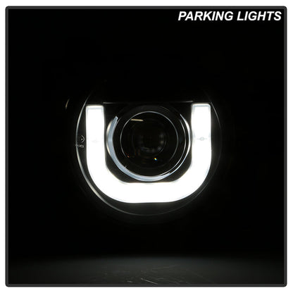 Spyder Toyota FJ Cruiser 07-14 Projector Halogen Model- 3D DRL LED Blk PRO-YD-TFJ07-3DDRL-BK 5075314