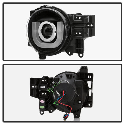 Spyder Toyota FJ Cruiser 07-14 Projector Halogen Model- 3D DRL LED Blk PRO-YD-TFJ07-3DDRL-BK 5075314