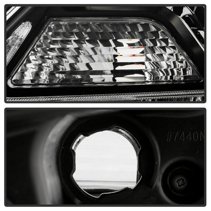 Spyder Toyota Sienna 2011-2014  Projector Headlights - DRL LED - Black PRO-YD-TSEN11-DRL-BK 5083982